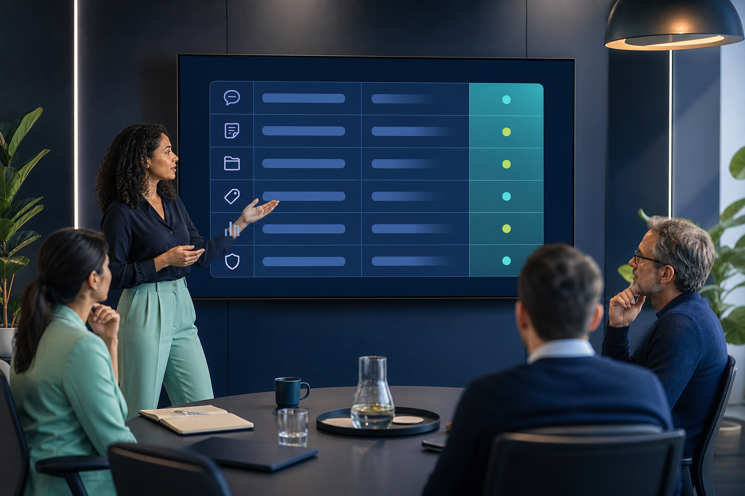 Support, privacy and security teams reviewing a customer chat data retention schedule