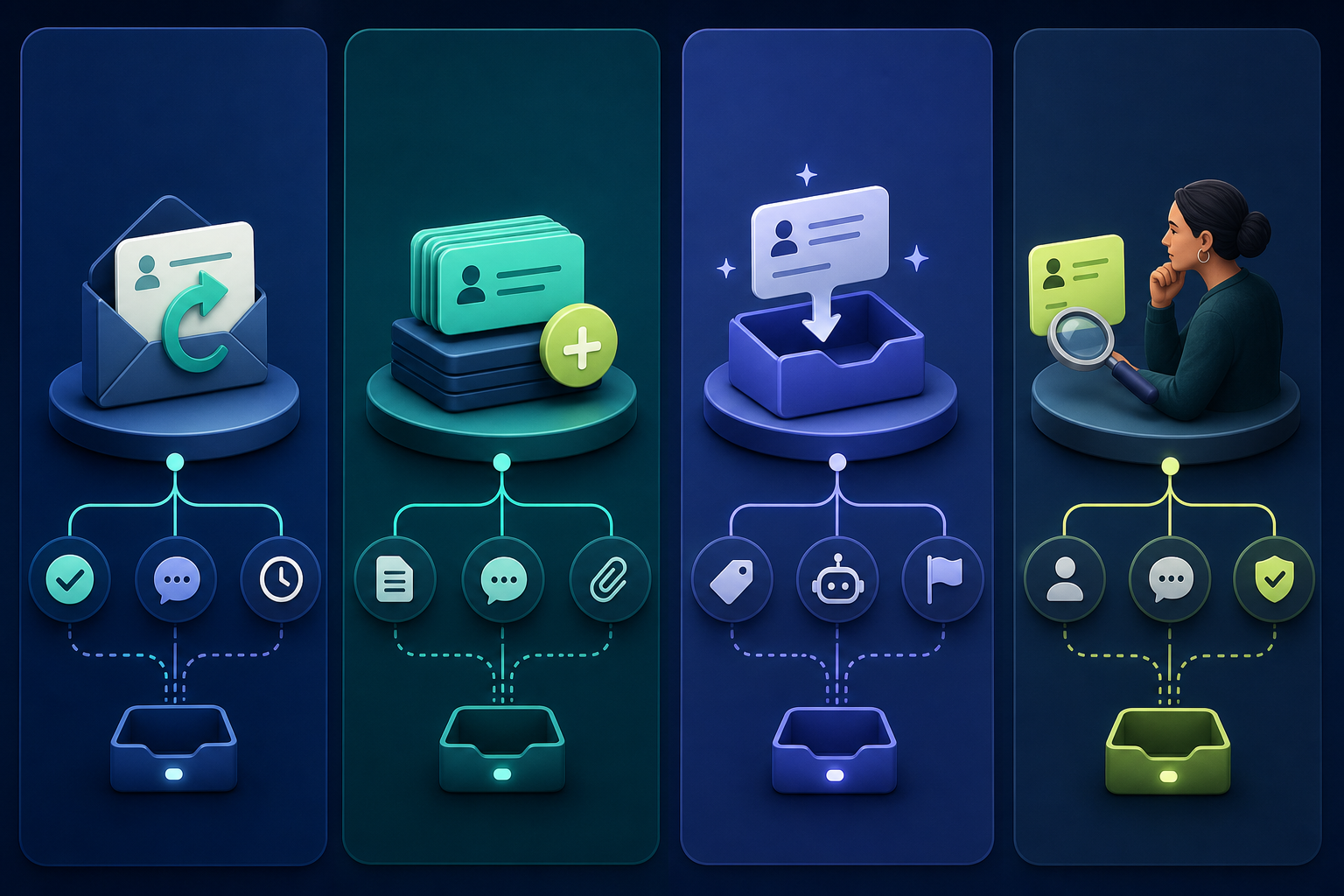 Définir trois issues avant de configurer l’acheminement