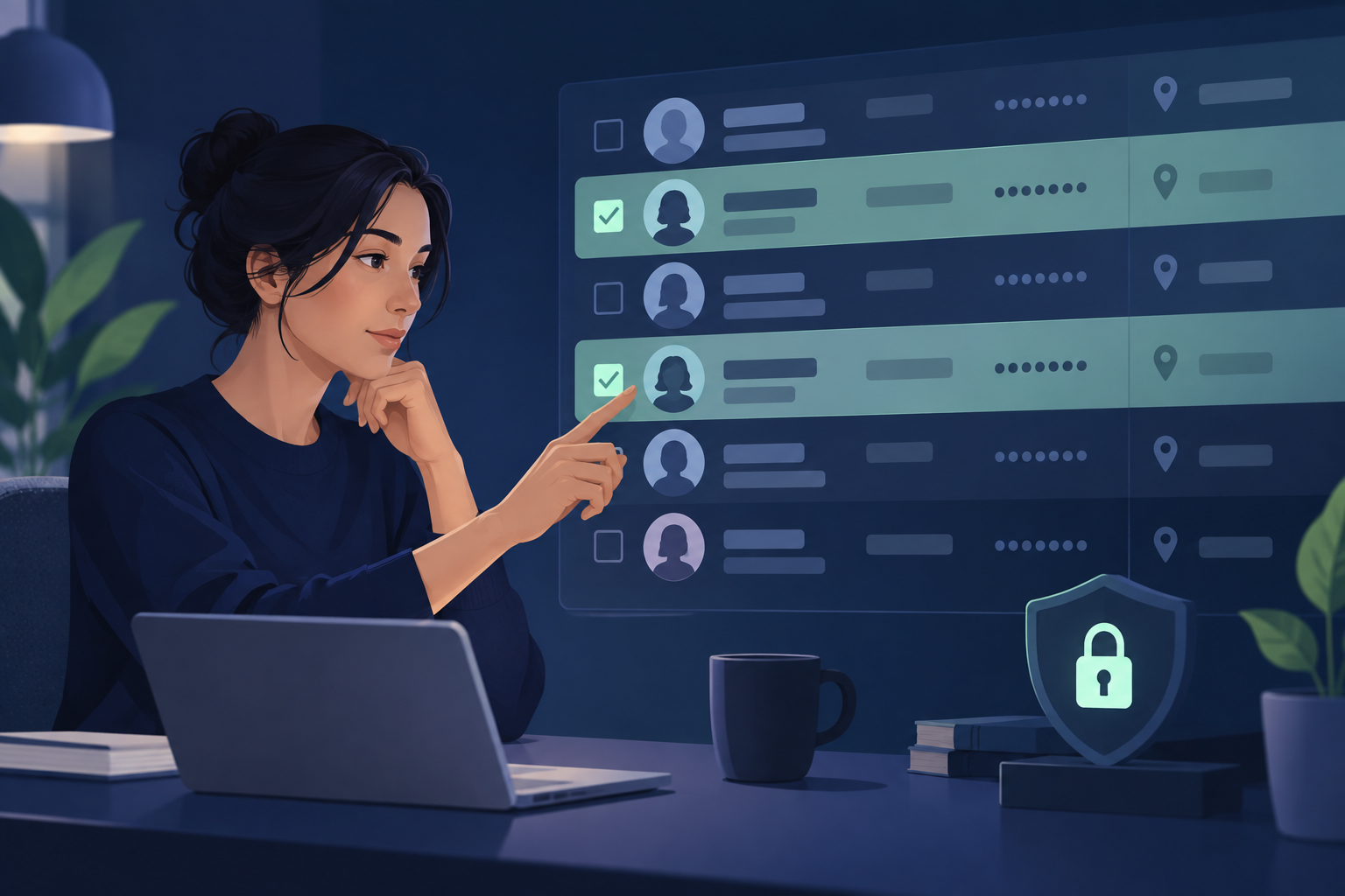 Scegli una domanda di analisi e un campione attento alla privacy