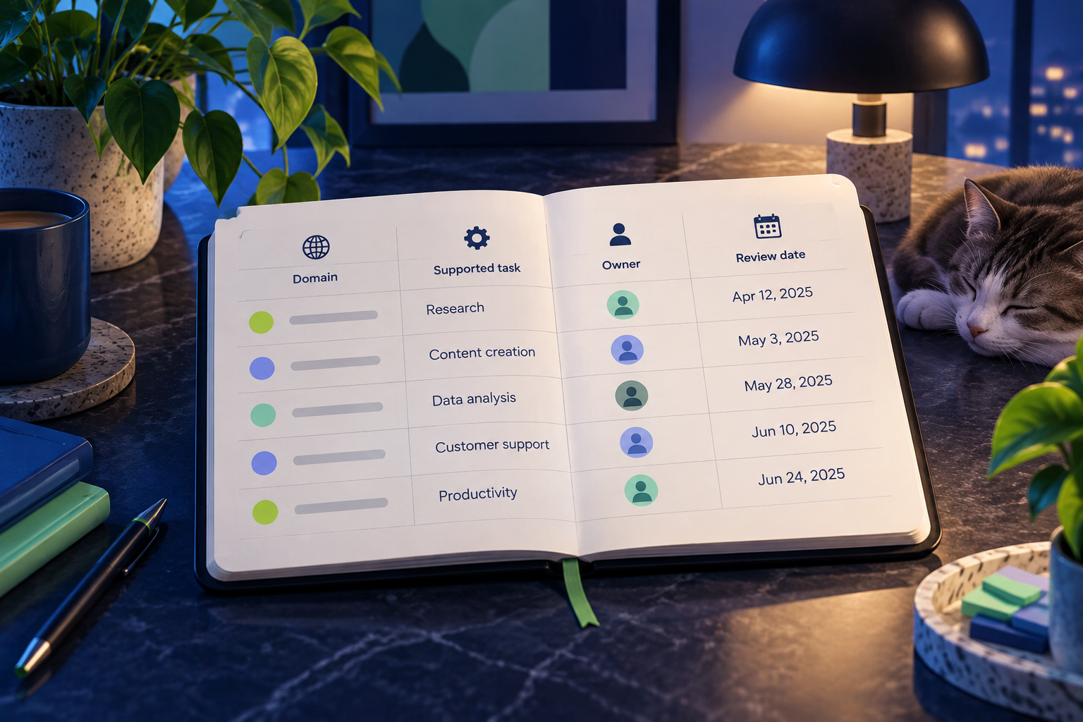 Define approved destinations and ownership